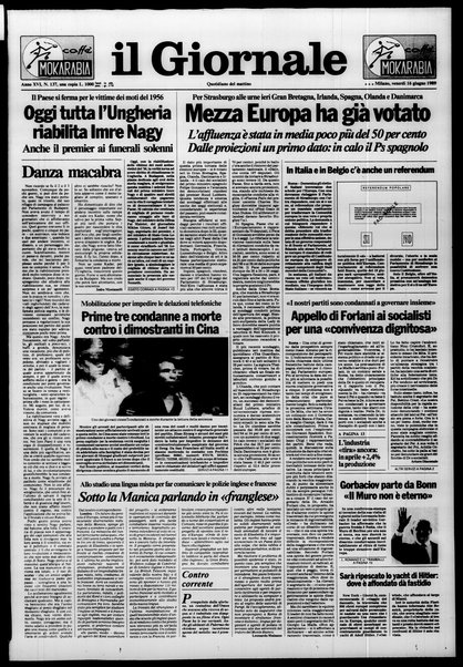 Il giornale : quotidiano del mattino